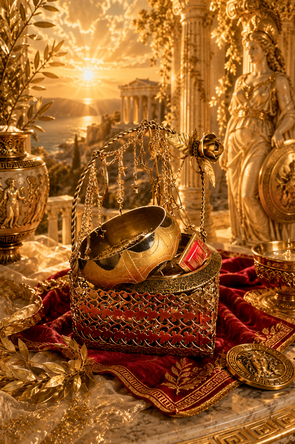 💛 Golden Goddess Mystery Basket | 40+ Pieces ✨👑