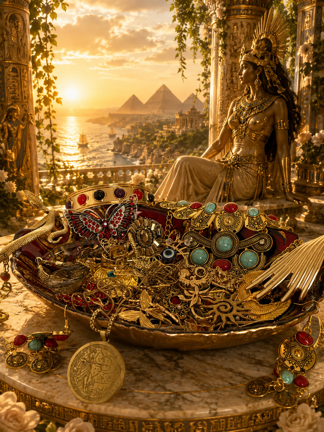 🏺Goddesses of the Ancient World Mystery Jewelry Bowl ✨