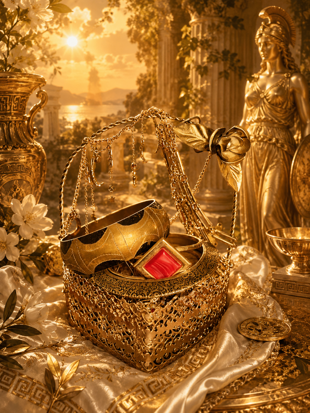 💛 Golden Goddess Mystery Basket | 40+ Pieces ✨👑