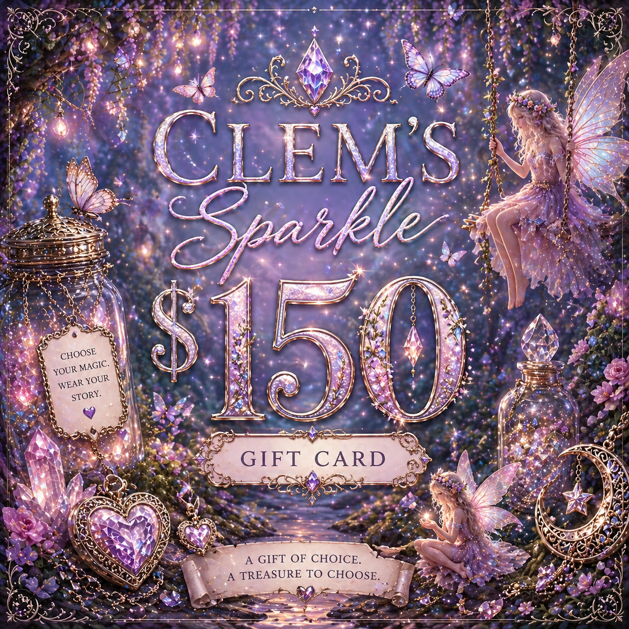 ✨ A Little Sparkle, Your Way – Clem’s Sparkle Gift Card 💖