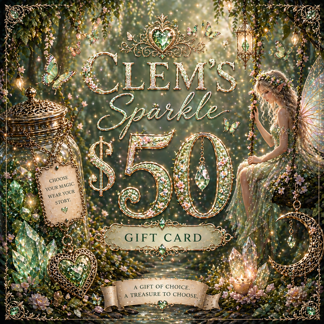✨ A Little Sparkle, Your Way – Clem’s Sparkle Gift Card 💖