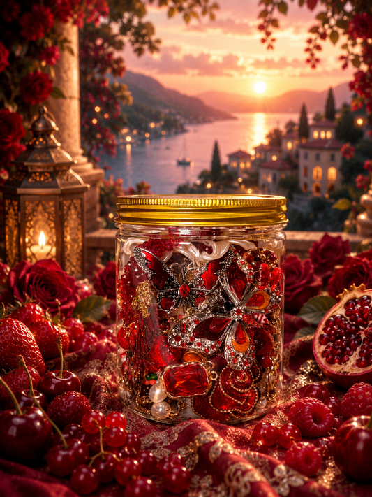 🍒 Red Fairy Mystery Jewelry Jar ❤️✨