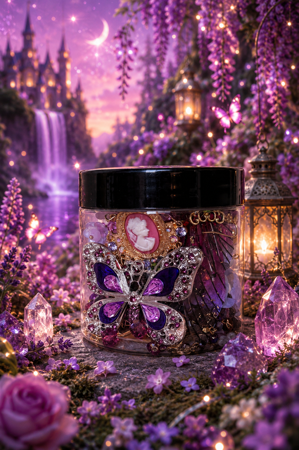 🌸 Purple Princess Mini Mystery Jewelry Jar | 10 Pieces 💜✨