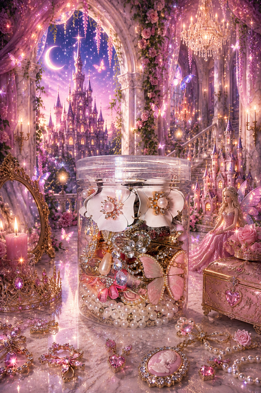🎀 Coquette Jewelry Treasure 👑 – 55+Pieces ✨