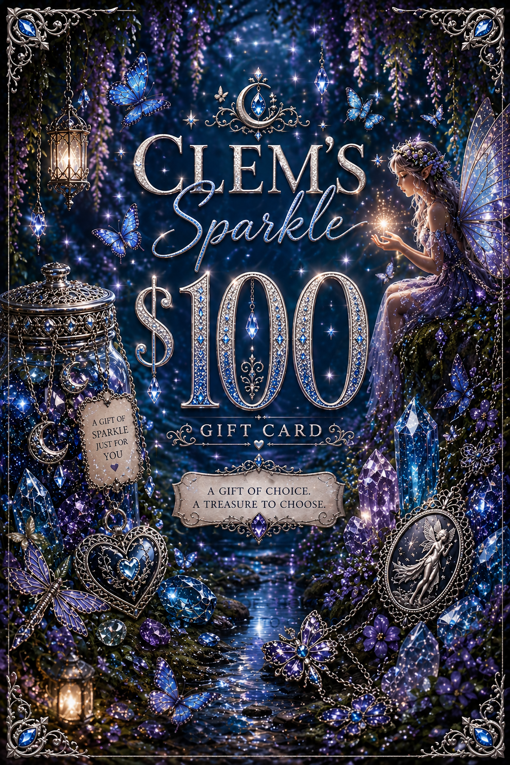 ✨ A Little Sparkle, Your Way – Clem’s Sparkle Gift Card 💖
